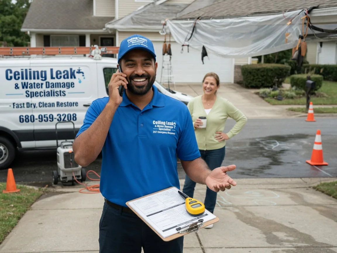 Ceiling Leak Cleanup Montgomeryville, PA FAQs